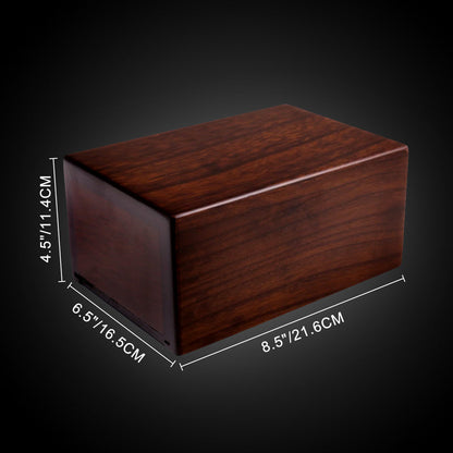 Personalized Pet Memorial Keepsake Cremation Urn with 3D Photo Crystal for Dogs & Cats - OARSE