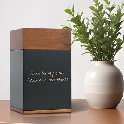 Personalized Pet Memorial Urn Handcrafted Wood Custom Keepsake Cremation Urns  for Ashes - OARSE