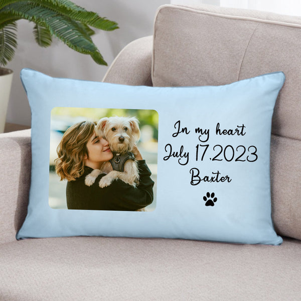 Personalized Pet Picture Pillow with Name Customized Photo Printed - OARSE