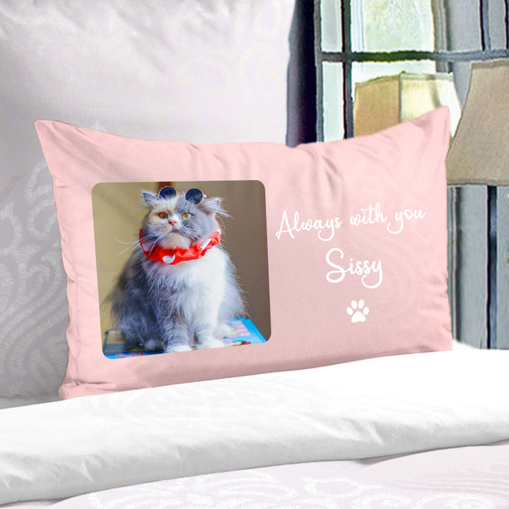 Personalized Pet Picture Pillow with Name Customized Photo Printed - OARSE