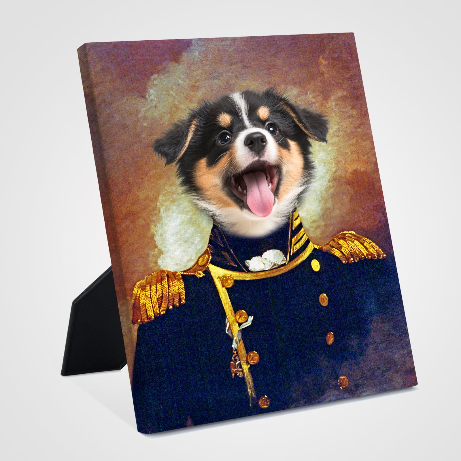 Personalized Pet Renaissance Standing Canvas- the Admiral - OARSE