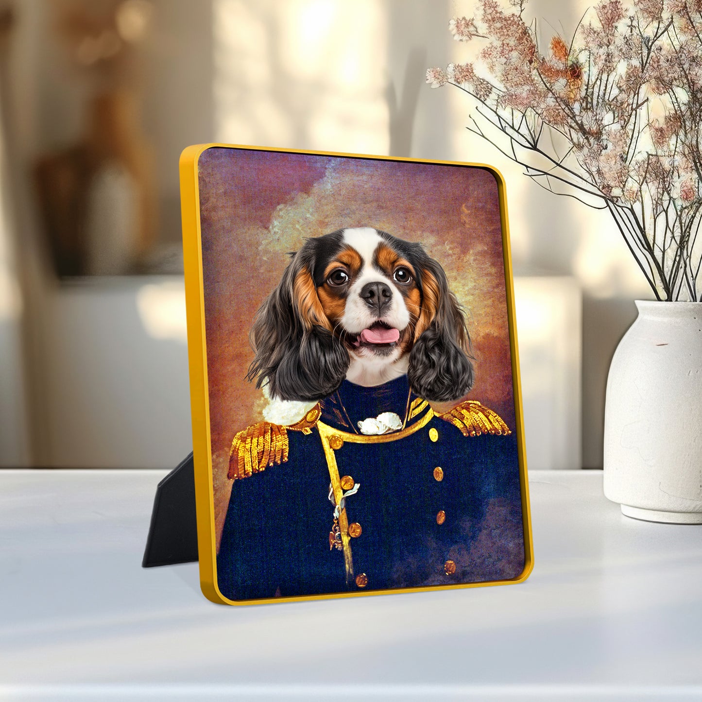 Personalized Pet Renaissance Standing Canvas- the Admiral - OARSE