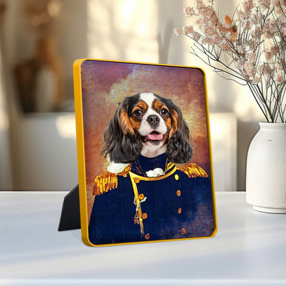 Personalized Pet Renaissance Standing Canvas- the Admiral - OARSE