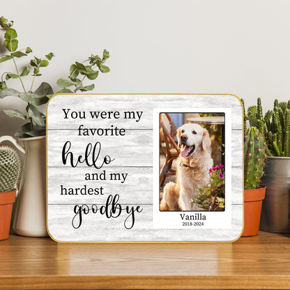 Custom Pet Memorial Canvas Print or Pet Remembrance Gift - OARSE