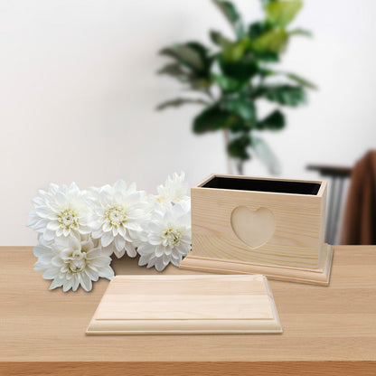Personalized Wood Pet Urn for Dog / Cats Custom Cremation Keepsake Boxes with Photo Frame - OARSE