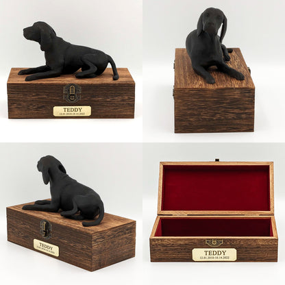 Personalized Luxury Beagle Ashes Urn with Custom Name Plaque for Your Beloved Pet - OARSE