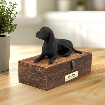 Personalized Luxury Beagle Ashes Urn with Custom Name Plaque for Your Beloved Pet - OARSE