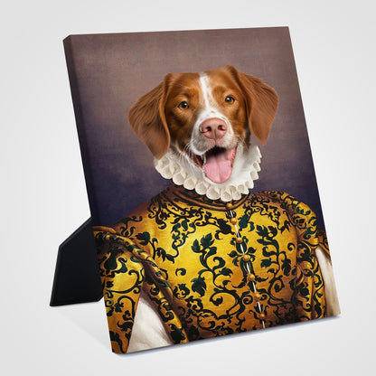 Personalized Pet Renaissance Standing Canvas from Photo - The Queen - OARSE