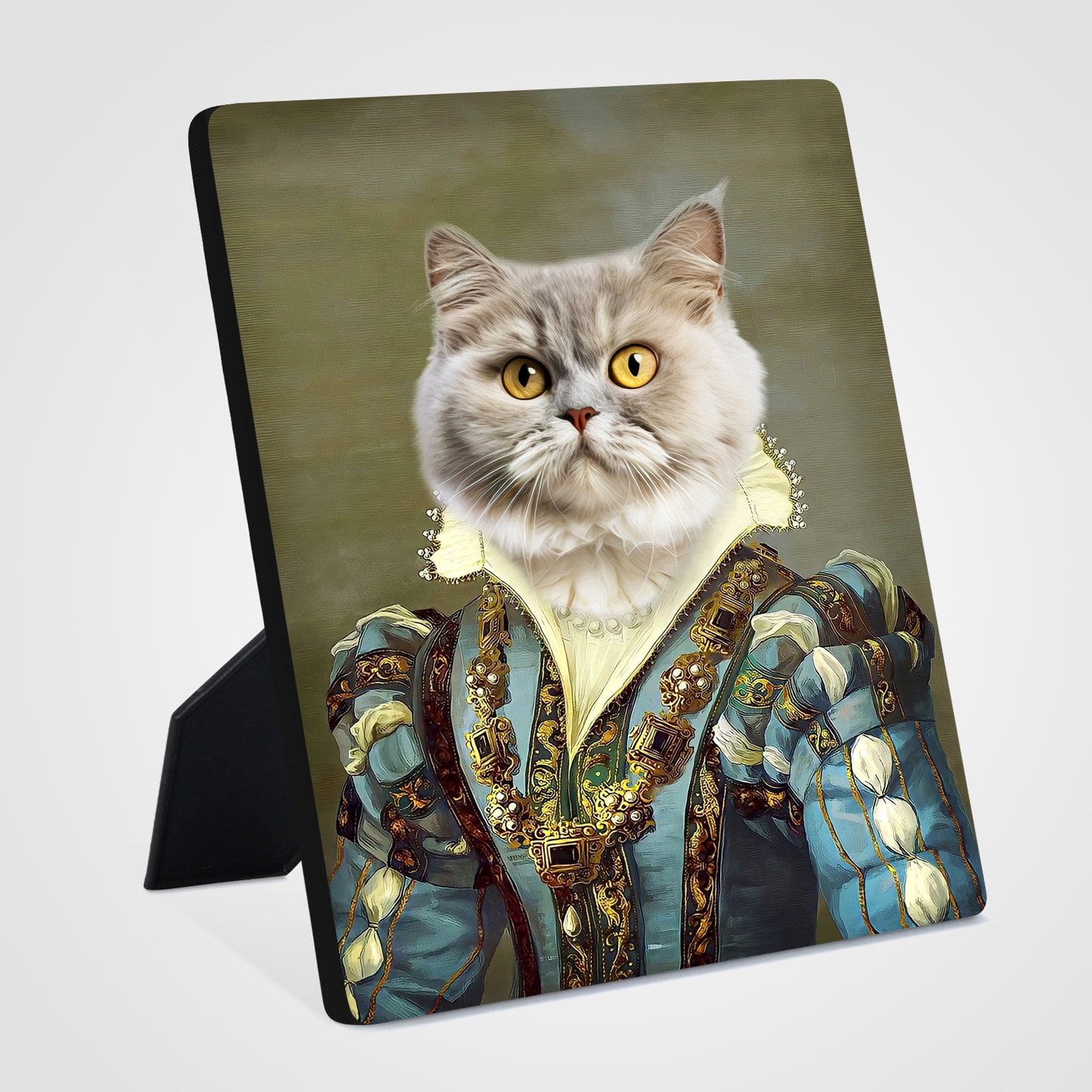 Personalized Pet Renaissance Standing Canvas from Photo - The Queen - OARSE