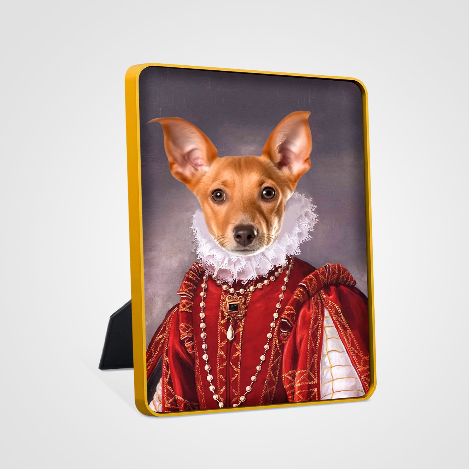 Personalized Pet Renaissance Standing Canvas from Photo - The Queen - OARSE