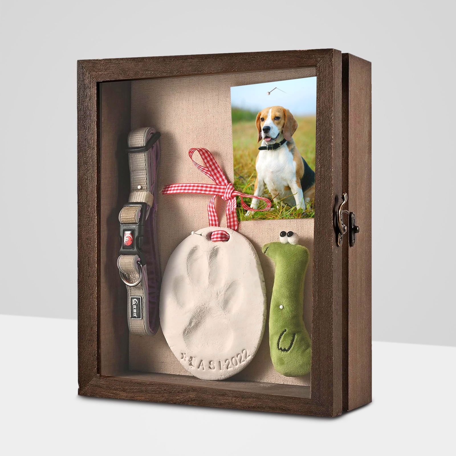 Pet Memorial Shadow Box Frame for Lost Pet Dog Remembrance Gift for Pet Lovers - OARSE