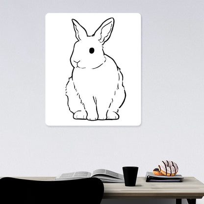 Custom Pet Portrait Line Art Canvas Made from Dog Photo Personalized Dog Memorial Gift - OARSE