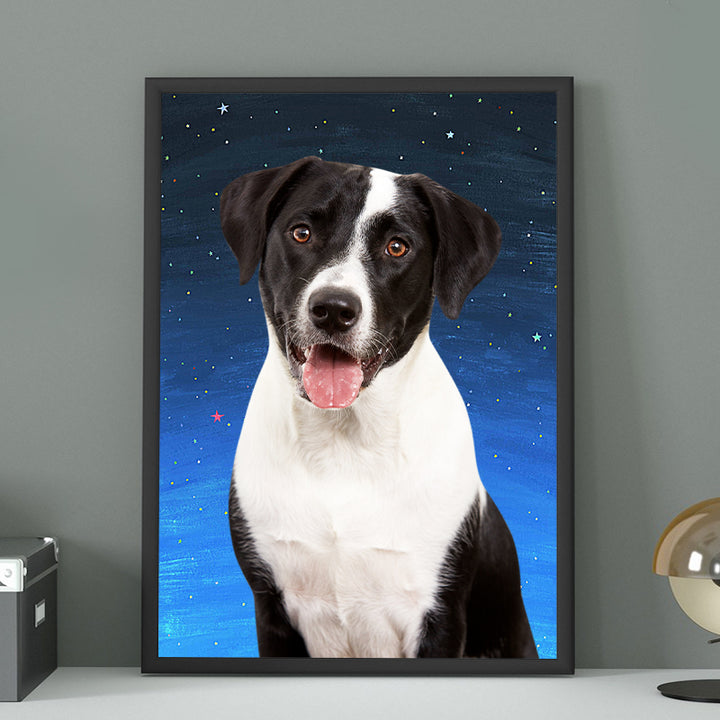 Personalized Pet Portrait Canvas with Name Customized Dog Photo Memorial Gift - OARSE