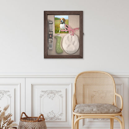 Pet Memorial Shadow Box Frame for Lost Pet Dog Remembrance Gift for Pet Lovers - OARSE