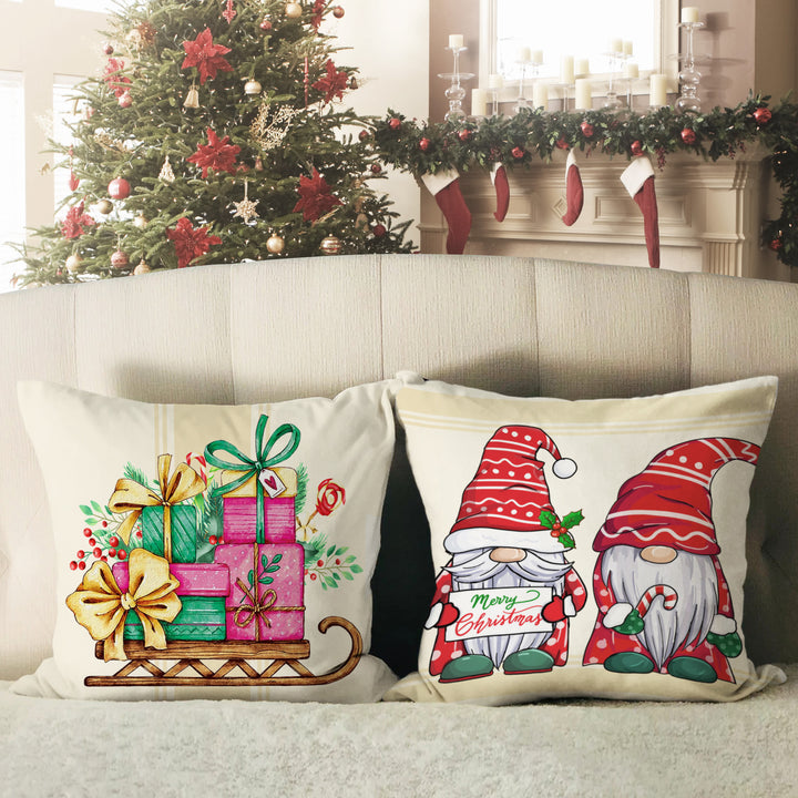4pcs Santa Claus Pillow Gift for Christmas Decor - OARSE