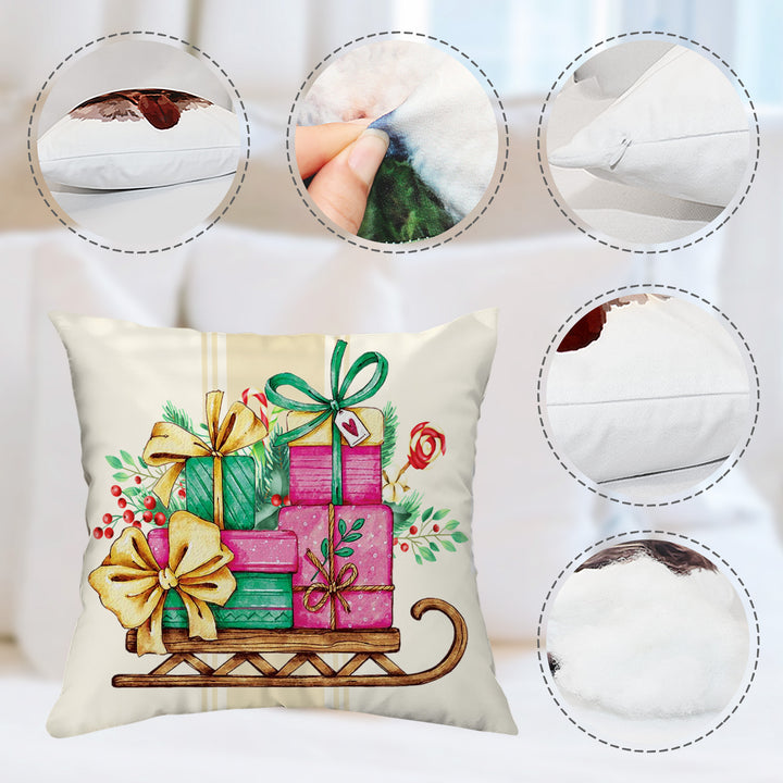 4pcs Santa Claus Pillow Gift for Christmas Decor - OARSE