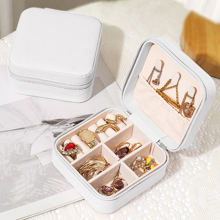 Custom Jewelry Box with Pet Photo Personalized Travel Jewelry Case - OARSE