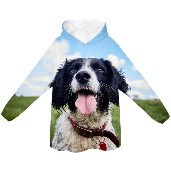 Custom Snuggle Oversized Wearable Fleece Blanket Hoodie  Made from Photo for Adult - OARSE