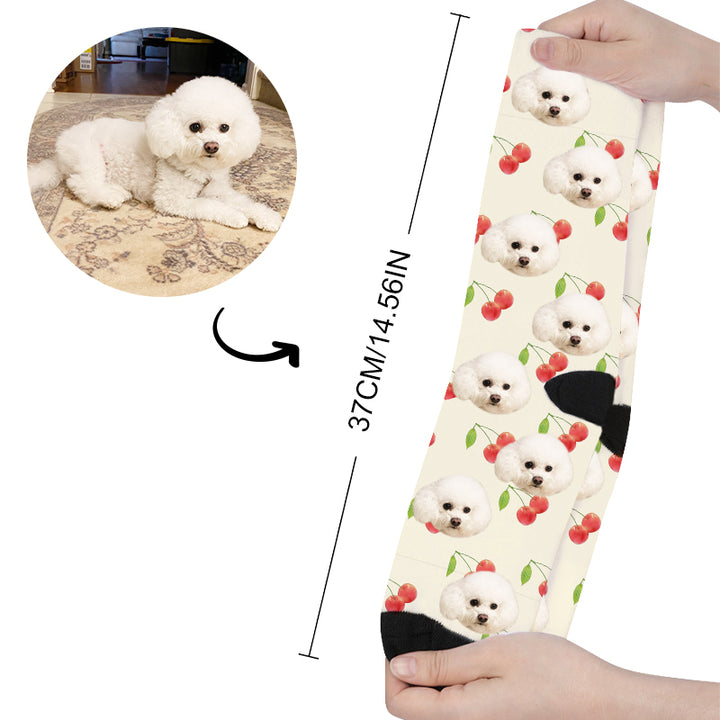 Custom Pet Photo Socks with Pictures of Your Dog Face on Socks - OARSE