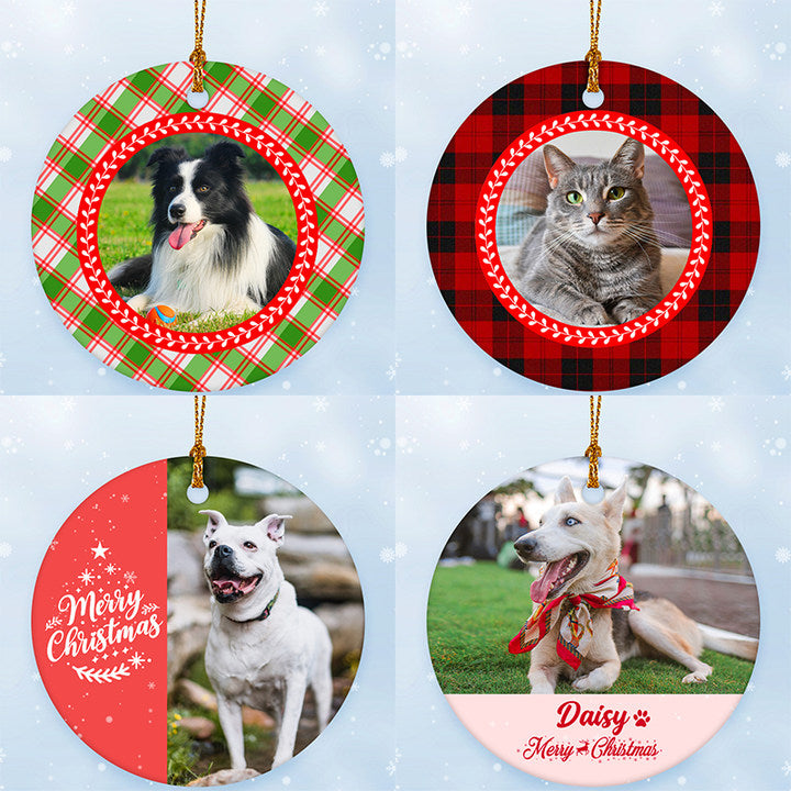 Personalized Christmas Ornaments with Photo - OARSE