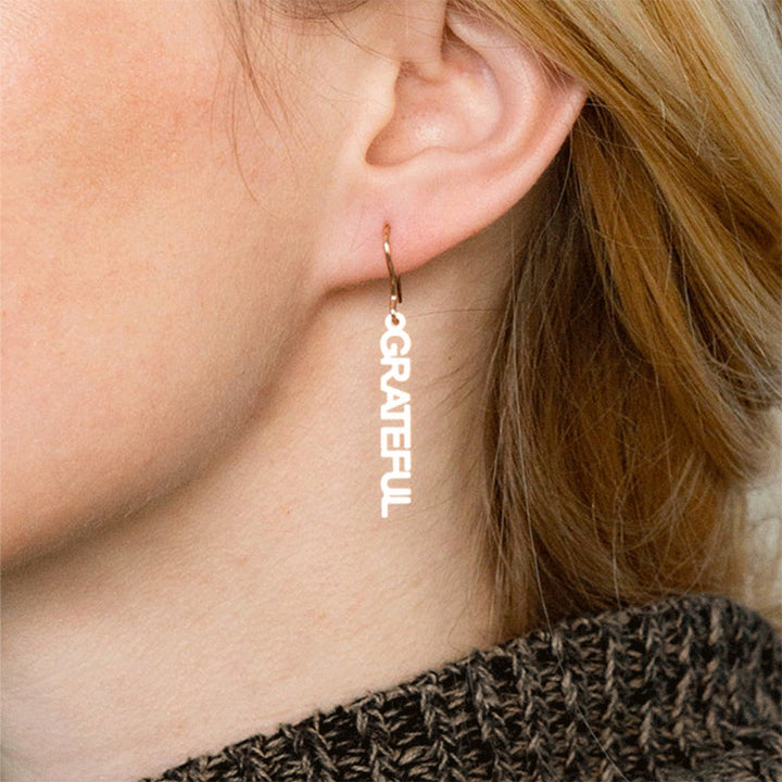 Personalized Name Earrings, Earrings With Name In Them - Oarse