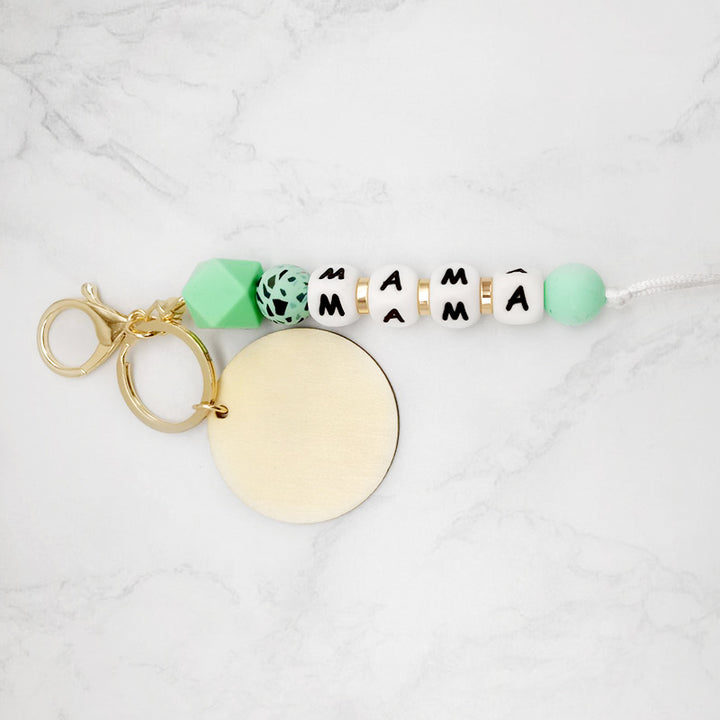 Custom Silicone Bead Keychain, Keychains With Names On Them - Oarse