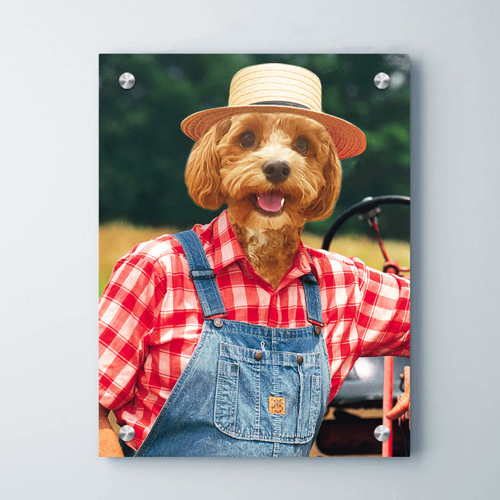 Farmer Personalized Pet Portraits Prints with Pictures of Your Pet on Canva - OARSE
