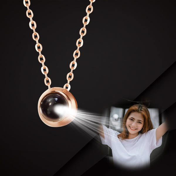 Custom Photo Projection Necklace - Oarse