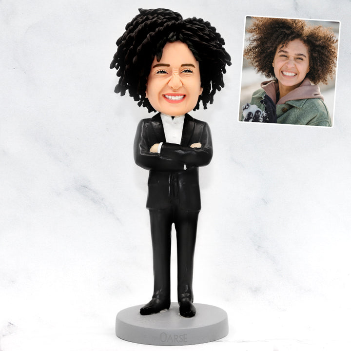 Businessman Bobblehead Personalized Bobblehead Dolls Boss Bobble Head - Oarse