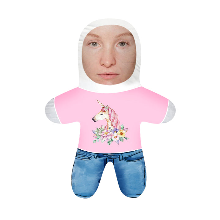 Unicorn T Shirt Mini Me Personalized Doll - Oarse