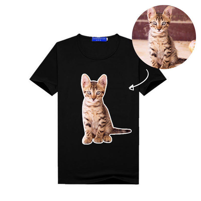 Custom Pet Photo T-shirt For Women - Oarse