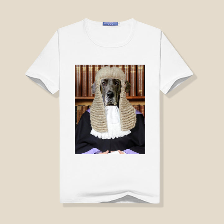 The Judge Custom Pet Face Women T Shirt - Oarse