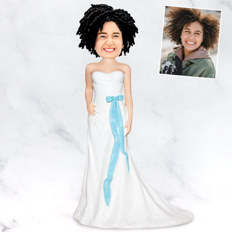 Bride Custom Wedding Bobbleheads - Oarse