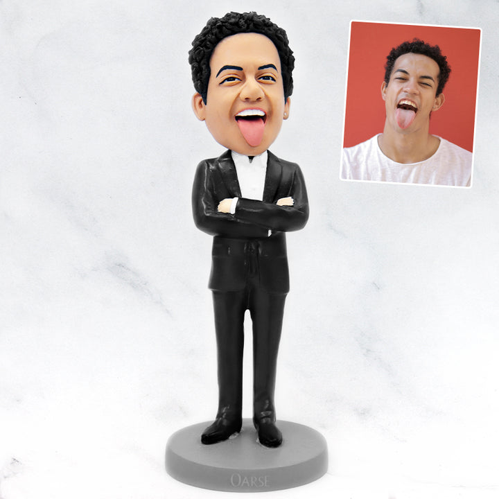 Businessman Bobblehead Personalized Bobblehead Dolls Boss Bobble Head - Oarse