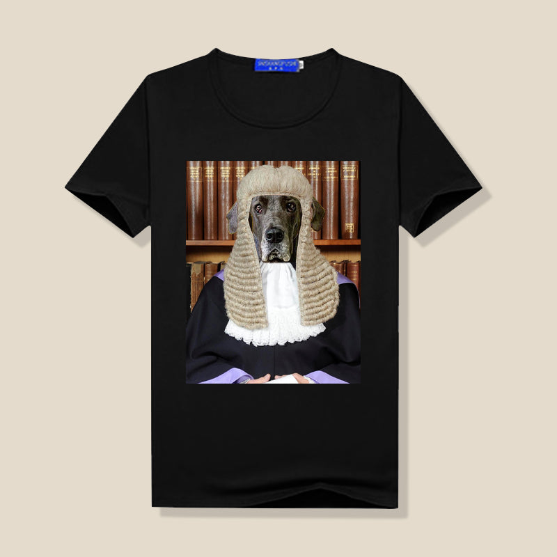 The Judge Custom Pet Face Women T Shirt - Oarse