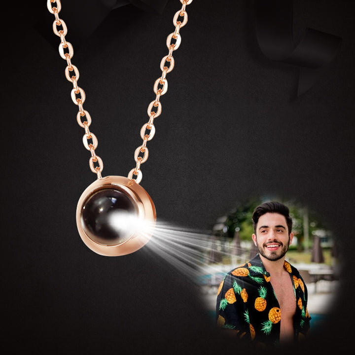 Custom Photo Projection Necklace - Oarse
