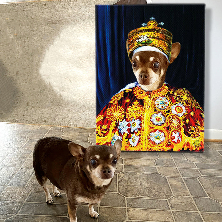 The African King Personalized Pet Canvas Art - Oarse