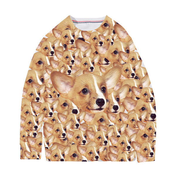 Custom All Over Print Pet Face Sweatshirt - Oarse