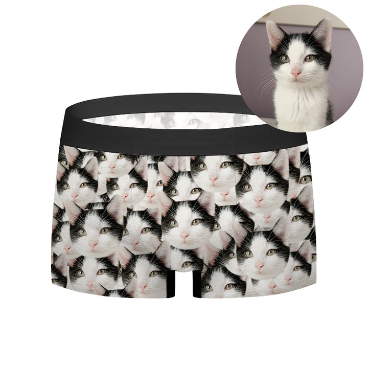 Custom All Print Pet Face Boxer Briefs - Oarse