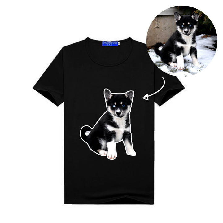 Custom Pet Photo T-shirt For Women - Oarse
