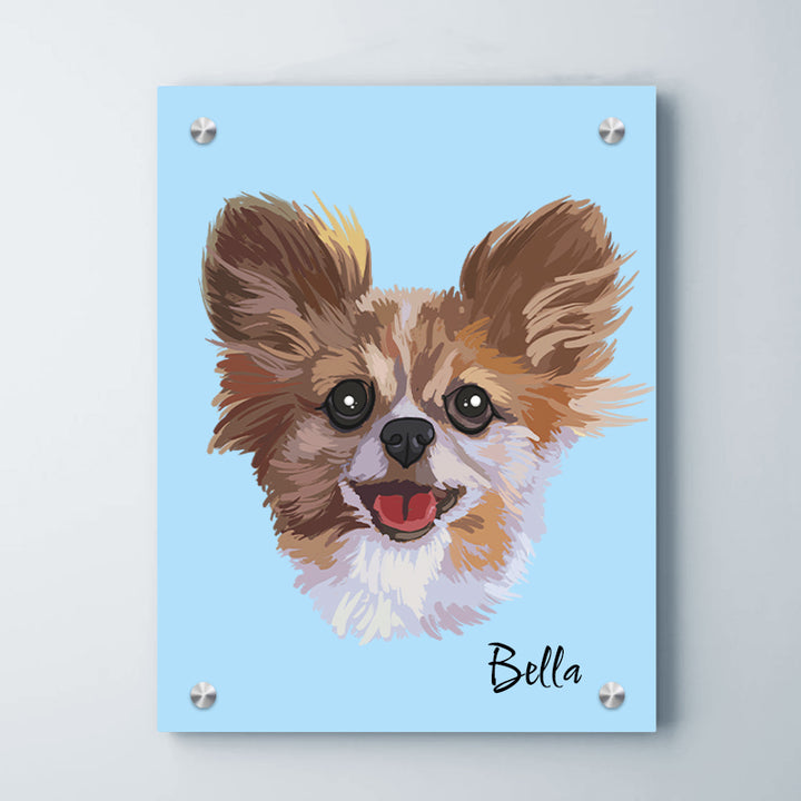Custom Pet Portrait Oil Painting on Canvas Personalized Hand Painted Wall Art - OARSE
