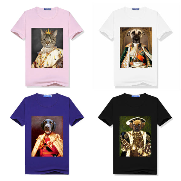 The King Personalized Pet Face Women's Tshirt - Oarse