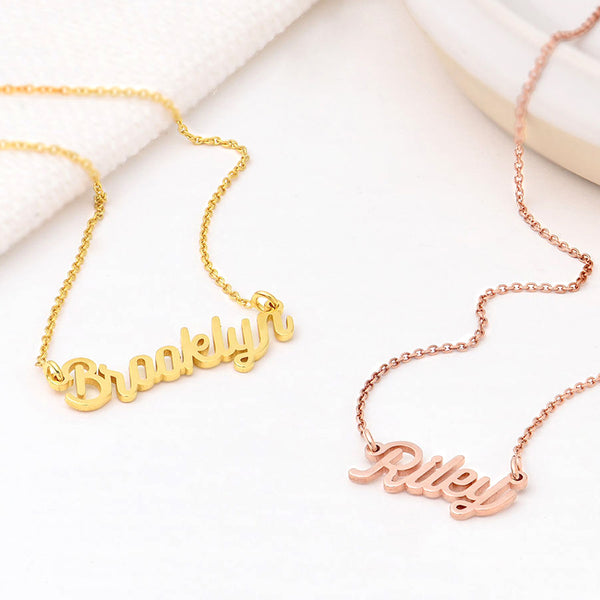 Personalized Chain With Name Script Name Necklace - Oarse