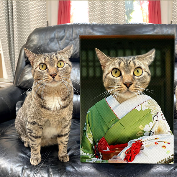 The Geisha Personalized Pet Portraits - Oarse