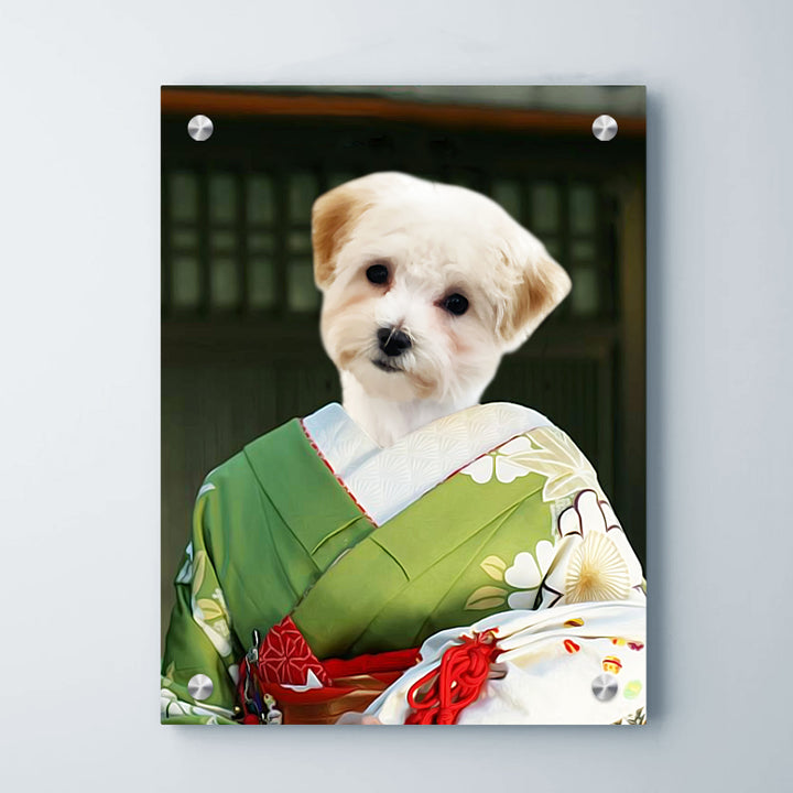 Personalized Pet Portraits Canvas Prints with Your Photo for Pet Lover-  The Geisha Canvas - OARSE