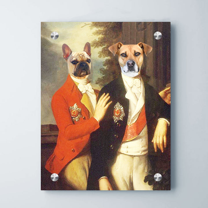 Custom Renaissance Pet Portrait Canvas Personalized Dog Royalty Painting - The Pince - OARSE