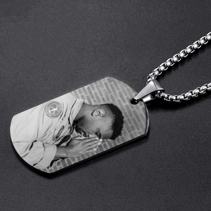 Photo Dog Tag Necklace Personalized Dog Tags For Boyfriend - Oarse