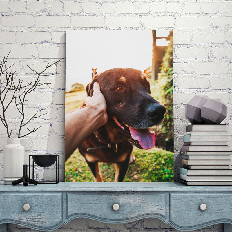 Custom Pet Photo Canvas - Oarse
