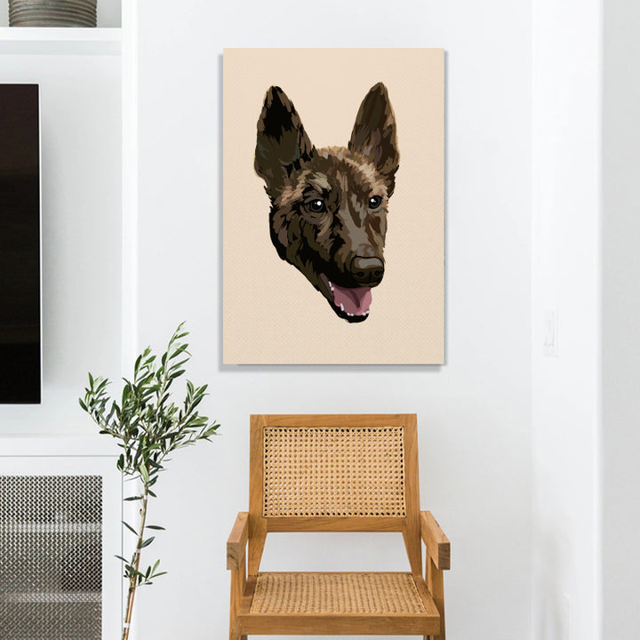 Custom Pet Oil Paintings Canvas - Oarse