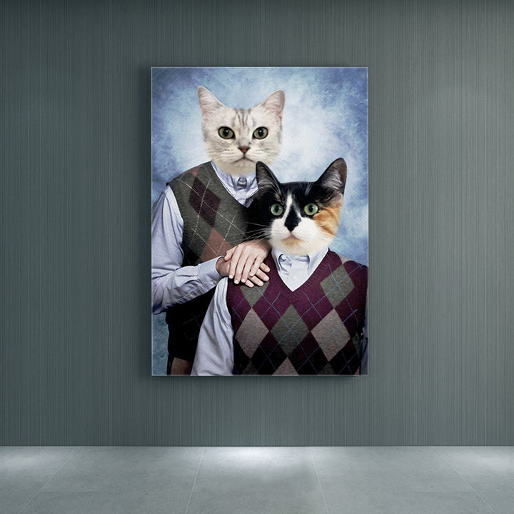 Custom Step Brothers Pet Portrait Canvas - Oarse